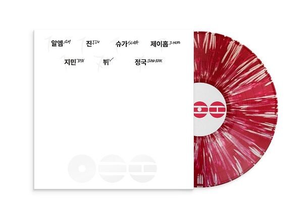 Arirang BTS the 5th Album Deluxe Vinyl Color (Ver Red Splatter)