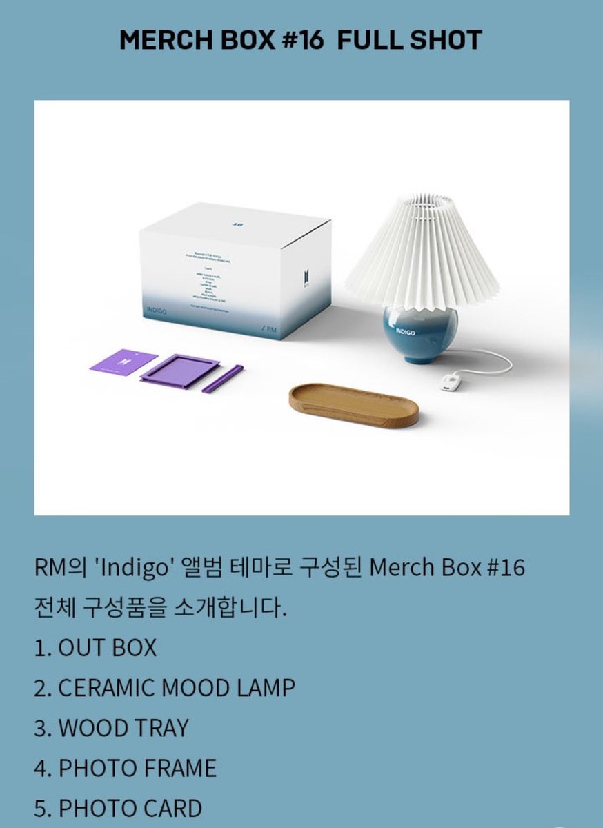 BTS Merch Box #16 INDIGO - Imagen 3