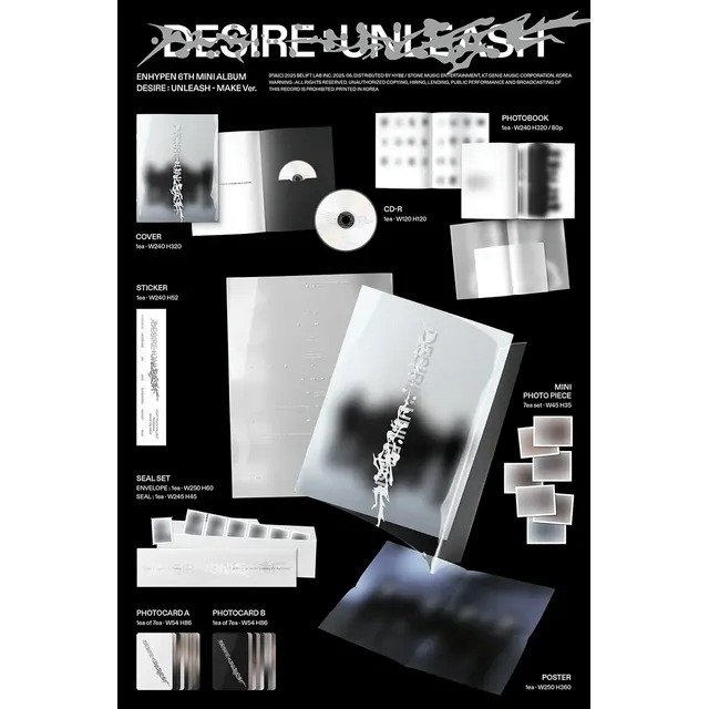 ENHYPEN – DESIRE : UNLEASH (MAKE Ver.) - Imagen 2